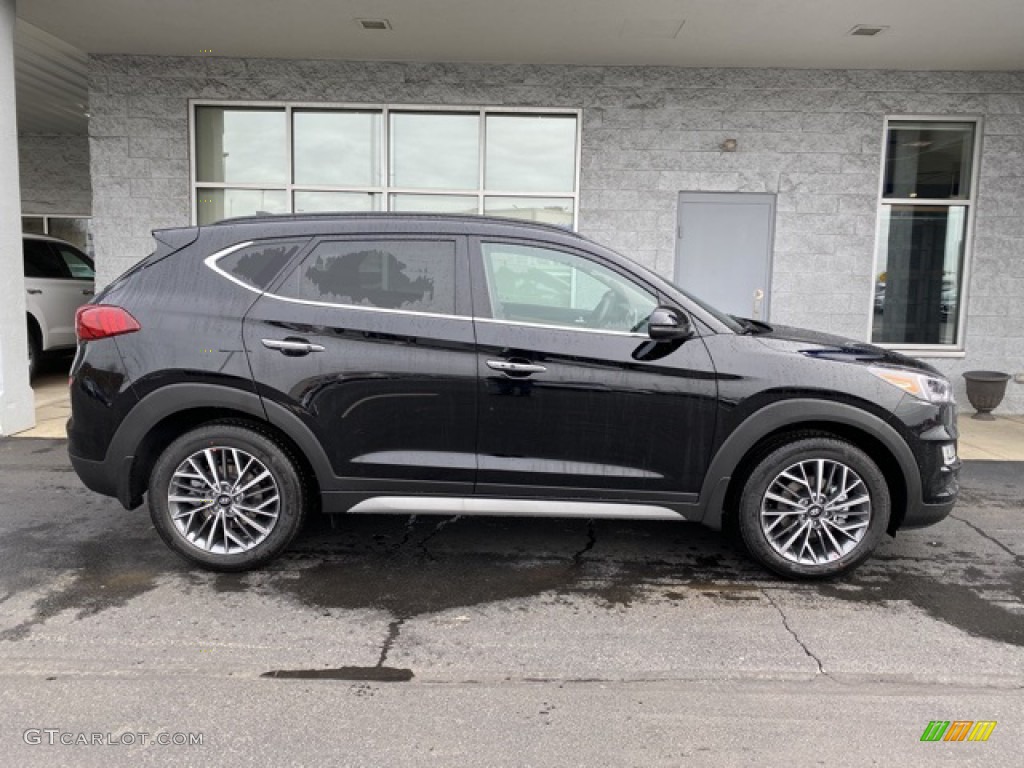 Black Noir Pearl 2020 Hyundai Tucson Ultimate AWD Exterior Photo #137124642