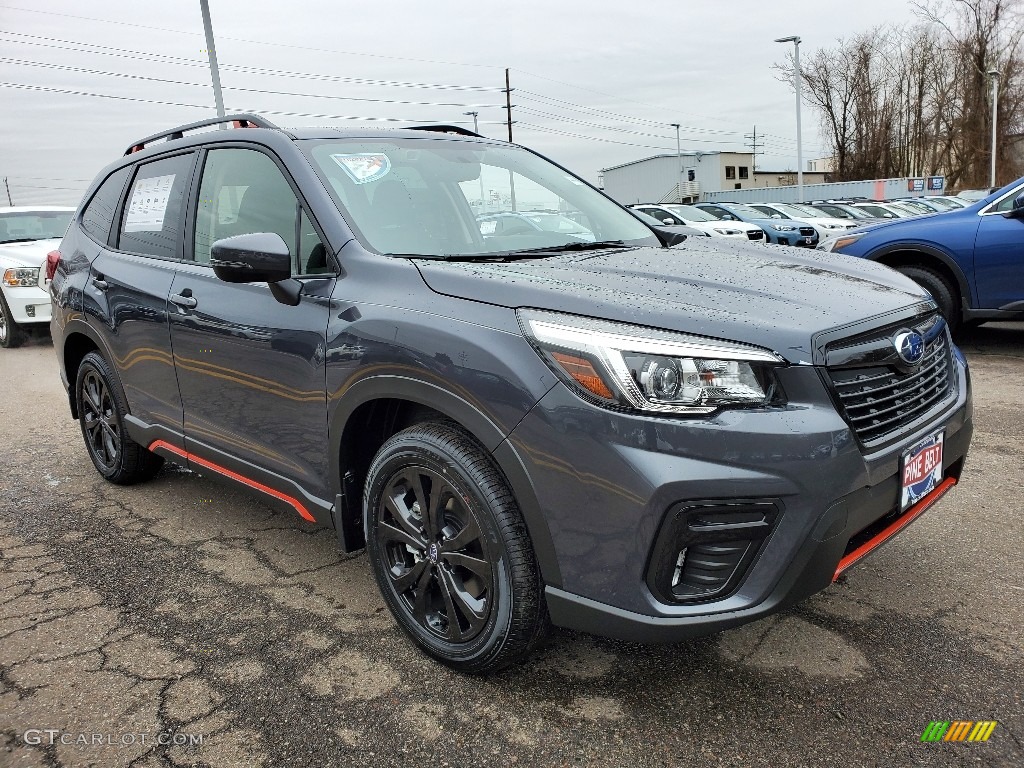 Magnetite Gray Metallic 2020 Subaru Forester 2.5i Sport Exterior Photo #137124738