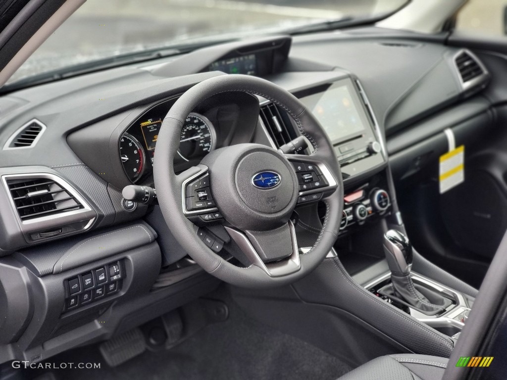2020 Subaru Forester 2.5i Touring Black Dashboard Photo #137125023