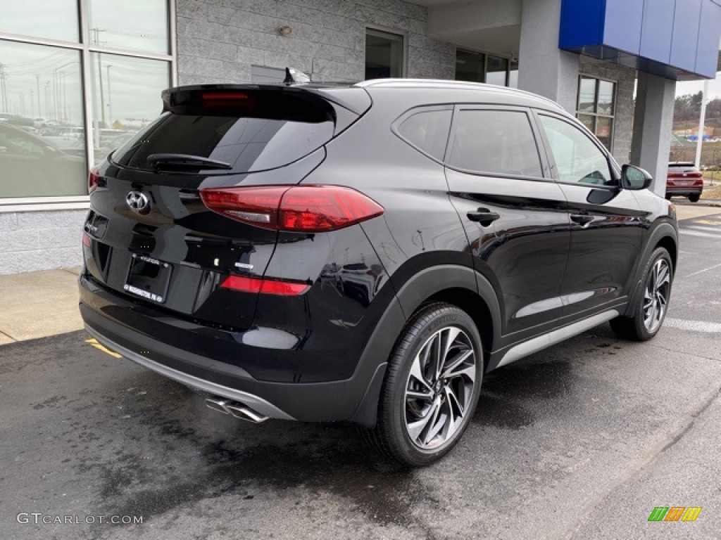 2020 Tucson Sport AWD - Black Noir Pearl / Gray photo #3