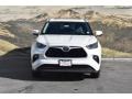 2020 Blizzard White Pearl Toyota Highlander XLE AWD  photo #2