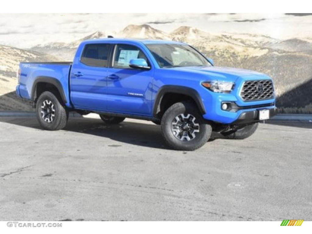 2020 Voodoo Blue Toyota Tacoma Trd Off Road Double Cab 4x4 137125369