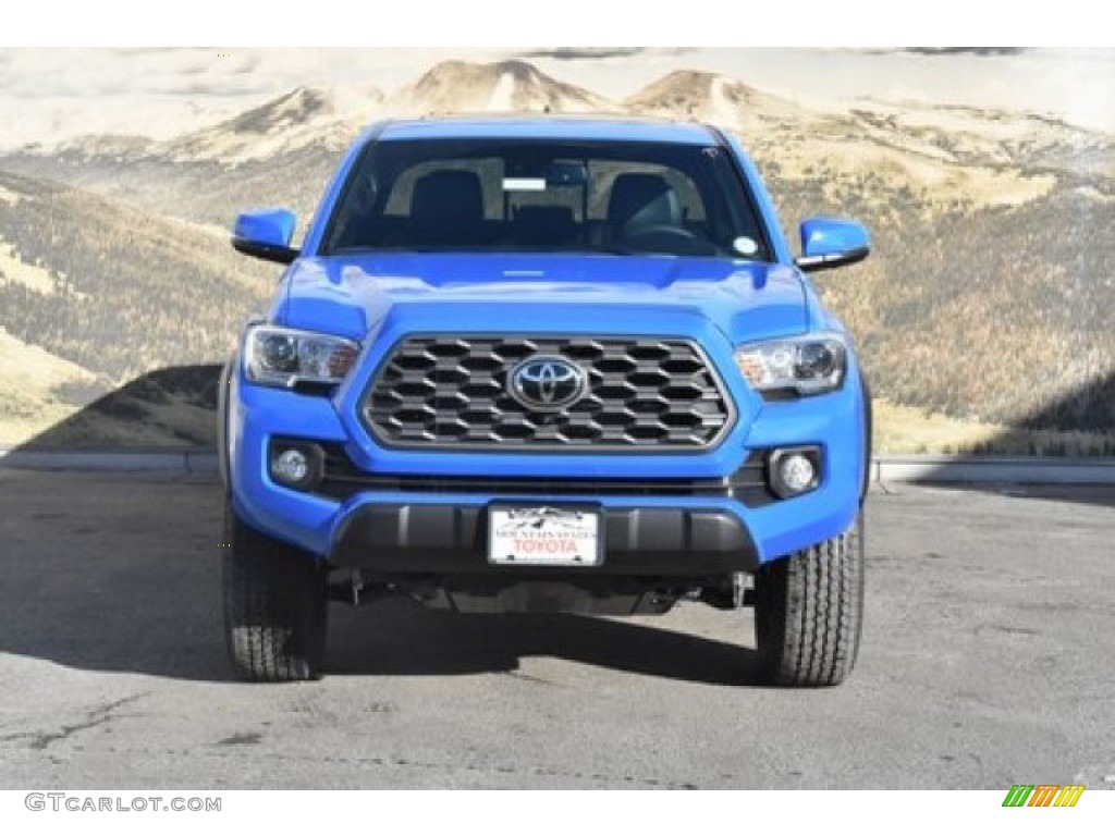 2020 Tacoma TRD Off Road Double Cab 4x4 - Voodoo Blue / Black photo #2