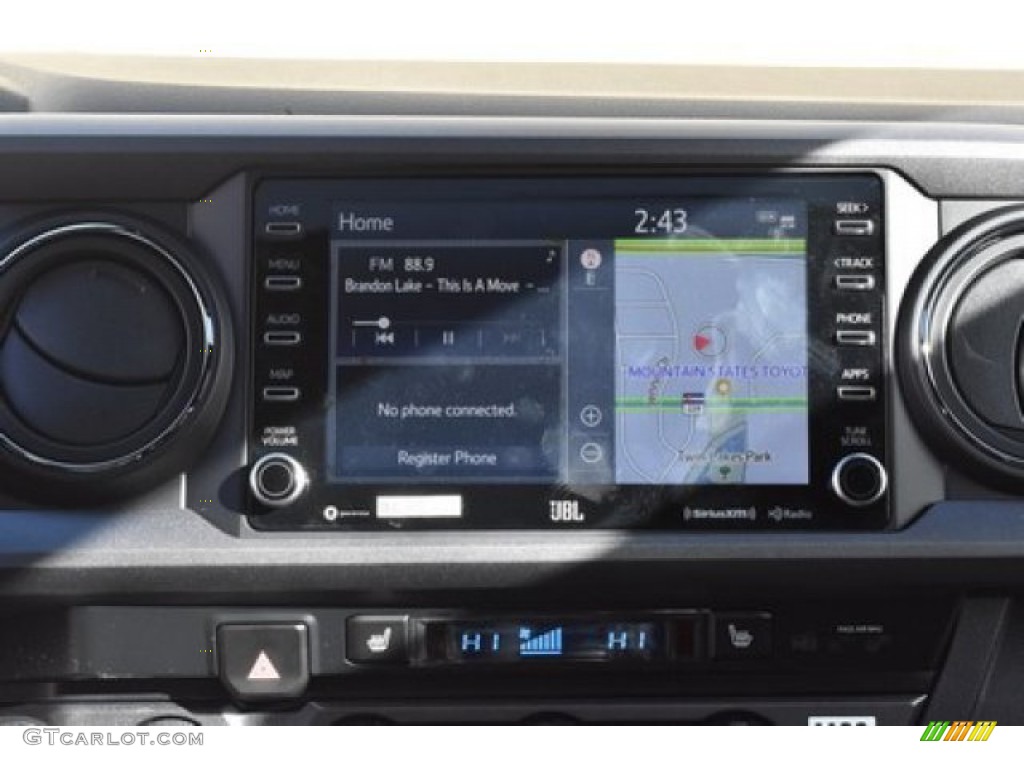 2020 Tacoma TRD Off Road Double Cab 4x4 - Cement / Black photo #9