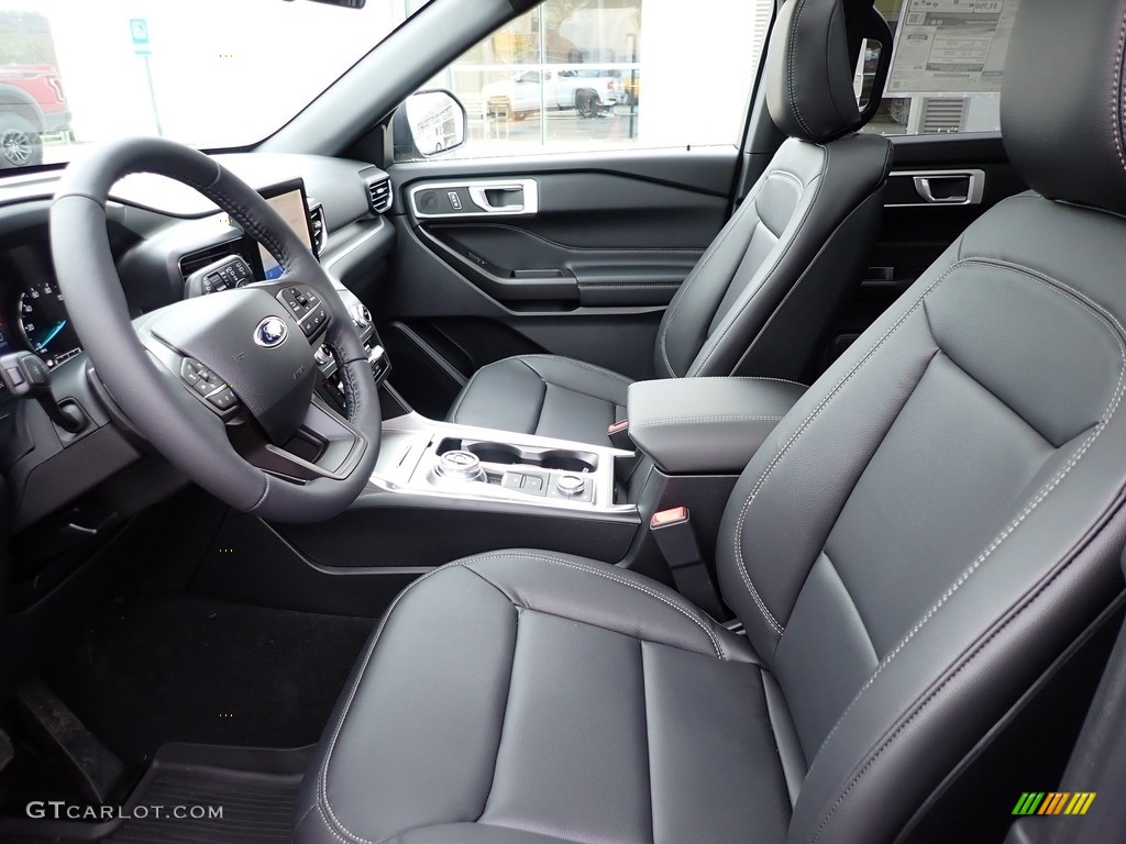 Ebony Interior 2020 Ford Explorer XLT 4WD Photo #137128256