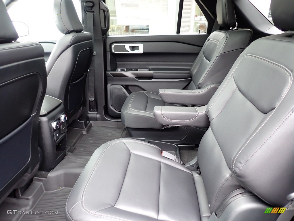 Ebony Interior 2020 Ford Explorer XLT 4WD Photo #137128280