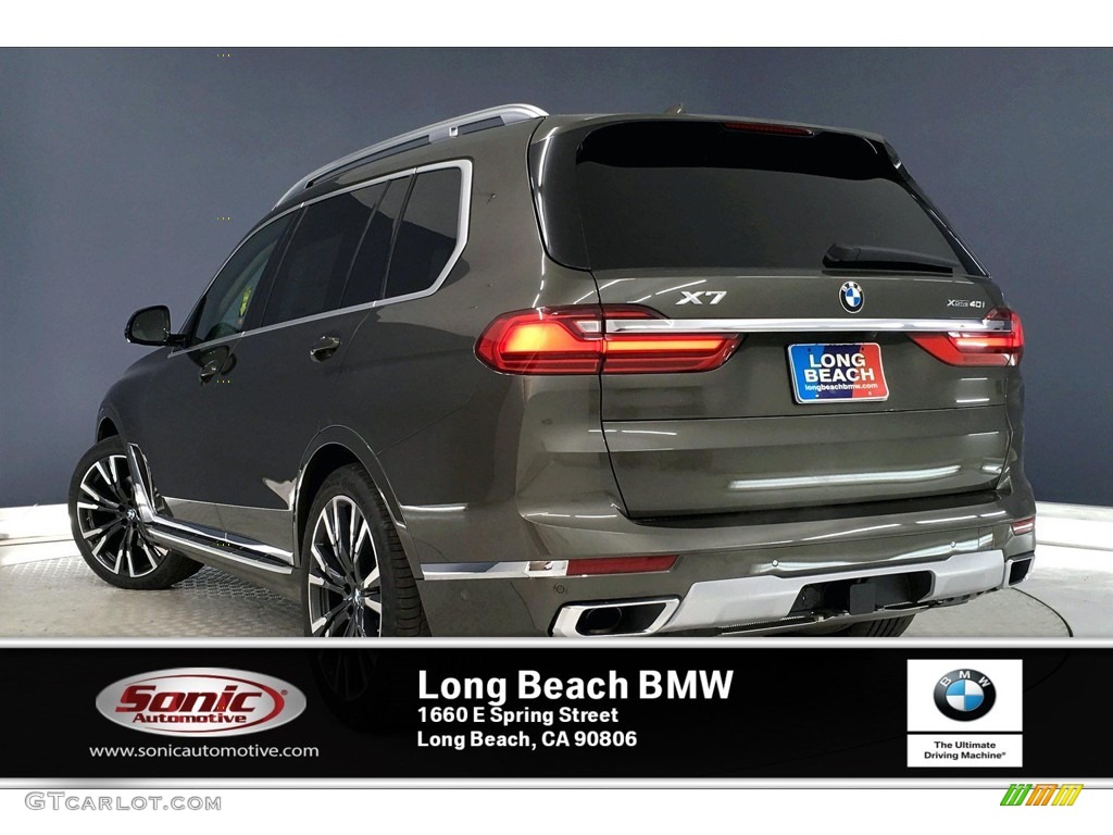 2020 X7 xDrive40i - Manhattan Green Metallic / Black photo #2
