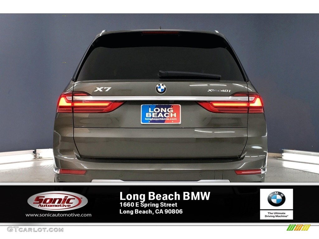 2020 X7 xDrive40i - Manhattan Green Metallic / Black photo #3
