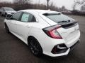 2020 Platinum White Pearl Honda Civic EX Hatchback  photo #2