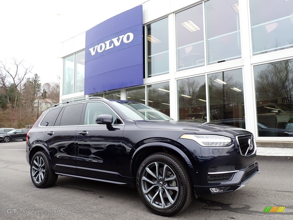 2019 XC90 T5 AWD Momentum - Blue Metallic / Blonde photo #1