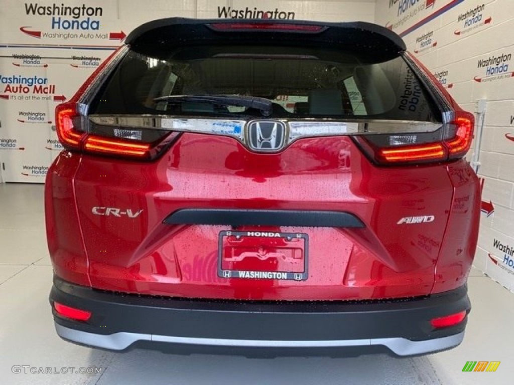 2020 CR-V LX AWD - Radiant Red Metallic / Gray photo #7