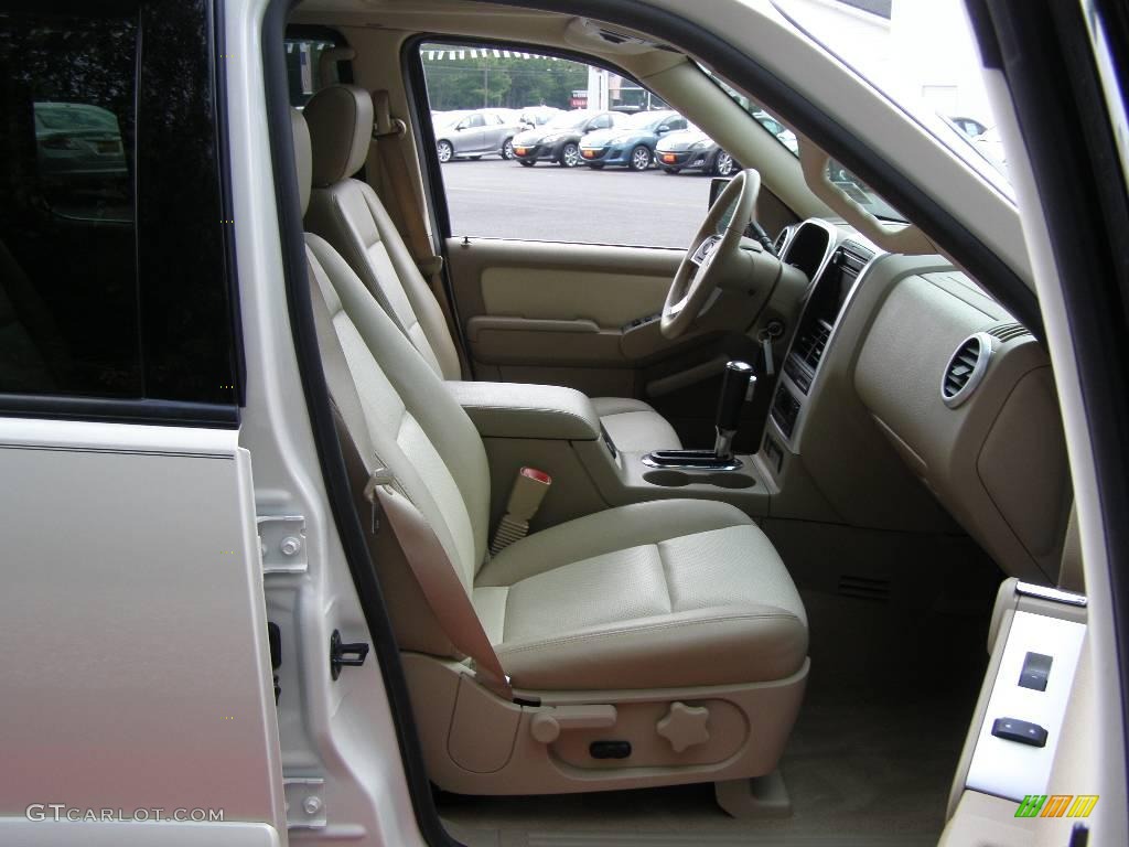 2007 Mountaineer Premier AWD - White Chocolate Tri Coat / Camel photo #22