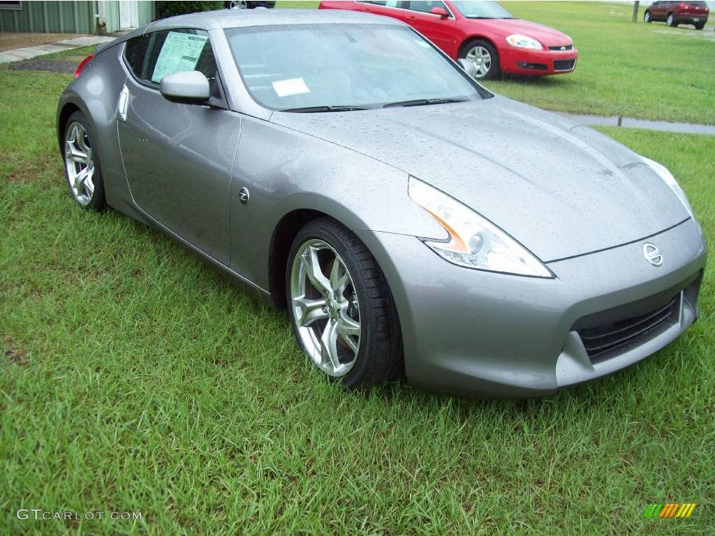 2009 370Z Sport Touring Coupe - Platinum Graphite / Gray Leather photo #1