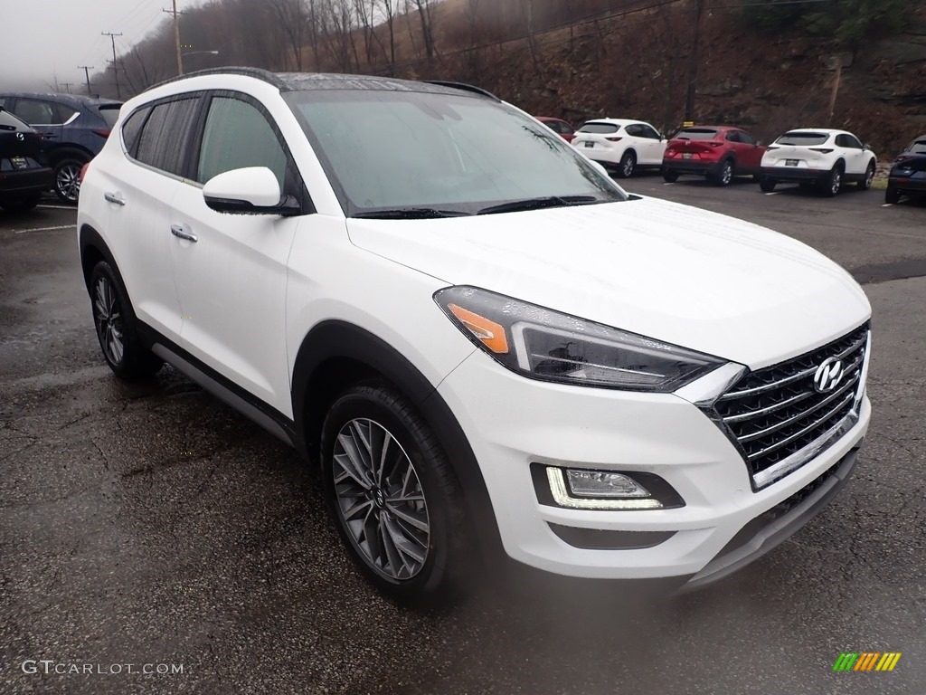 Winter White 2020 Hyundai Tucson Ultimate AWD Exterior Photo #137132591