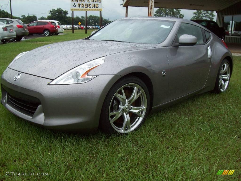2009 370Z Sport Touring Coupe - Platinum Graphite / Gray Leather photo #7