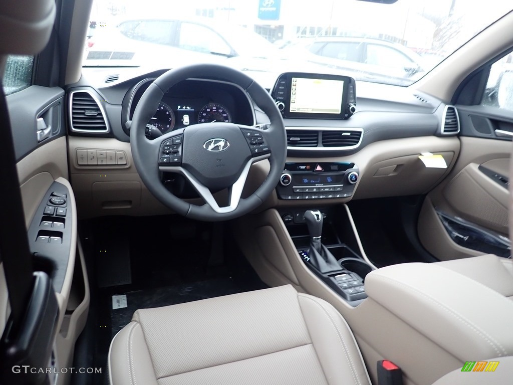 Beige Interior 2020 Hyundai Tucson Ultimate AWD Photo #137132738