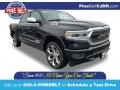 2020 Diamond Black Crystal Pearl Ram 1500 Limited Crew Cab 4x4  photo #1