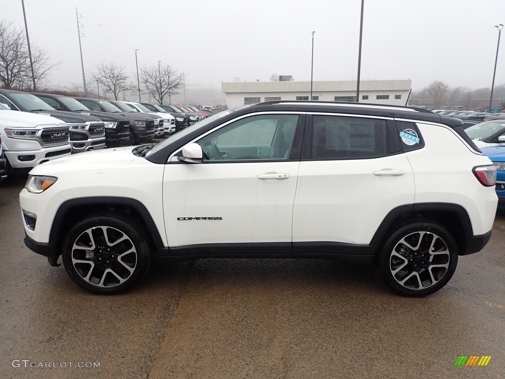 White 2020 Jeep Compass Limted 4x4 Exterior Photo #137135999