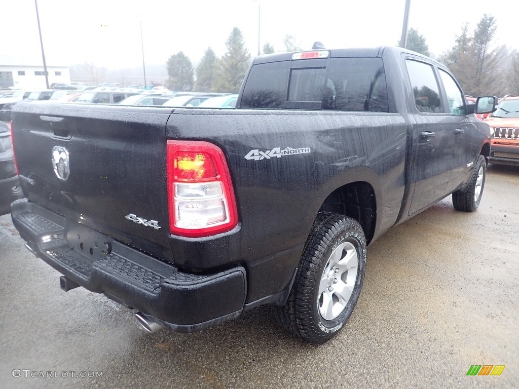 2020 1500 Big Horn Crew Cab 4x4 - Diamond Black Crystal Pearl / Black/Diesel Gray photo #5