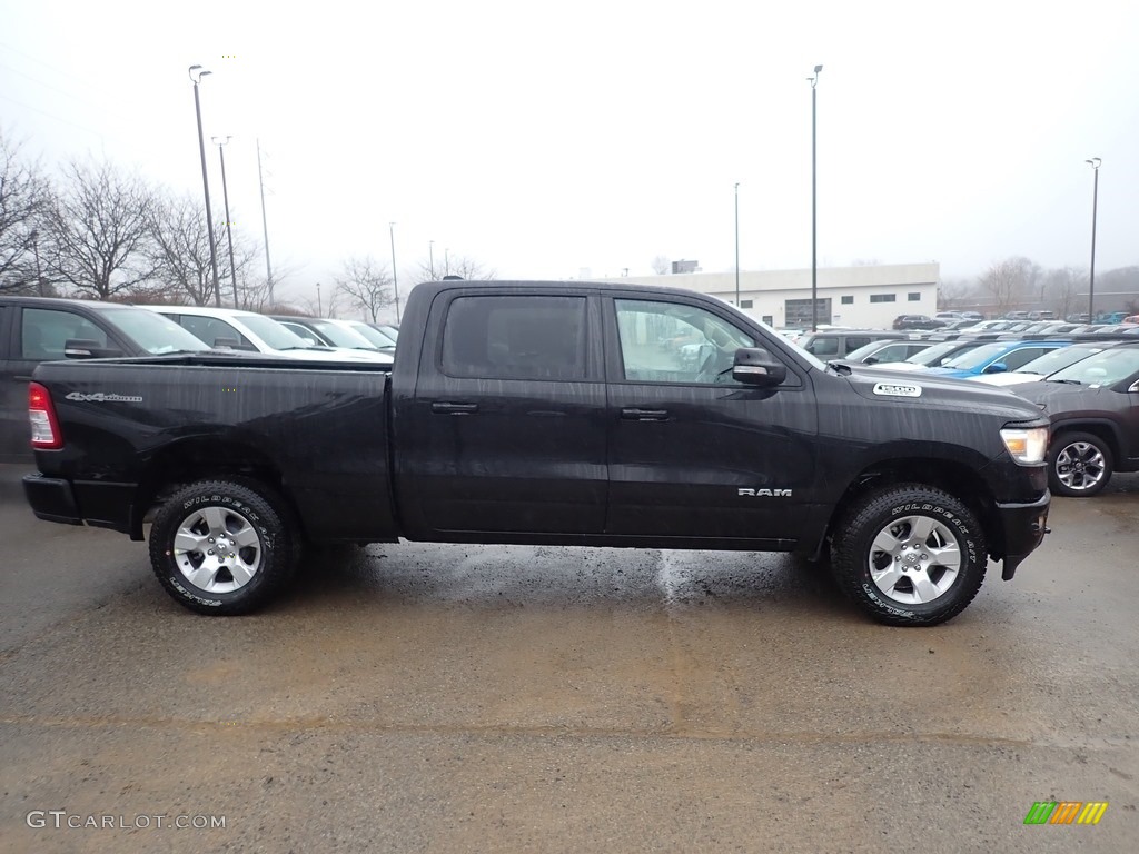 2020 1500 Big Horn Crew Cab 4x4 - Diamond Black Crystal Pearl / Black/Diesel Gray photo #6