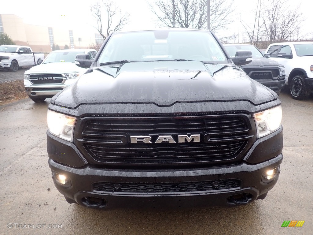 2020 1500 Big Horn Crew Cab 4x4 - Diamond Black Crystal Pearl / Black/Diesel Gray photo #8
