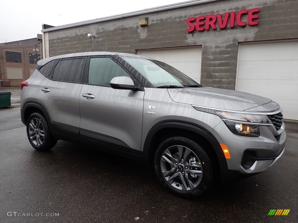 2021 Seltos LX AWD - Steel Gray / Black photo #9