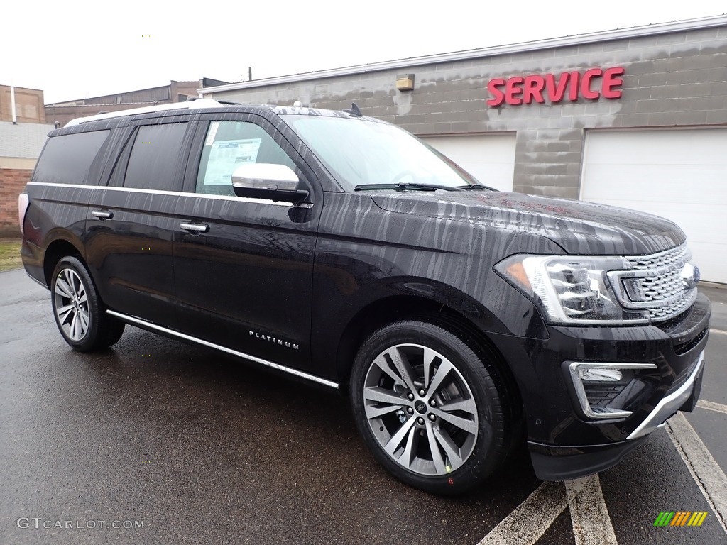 Agate Black 2020 Ford Expedition Platinum Max 4x4 Exterior Photo