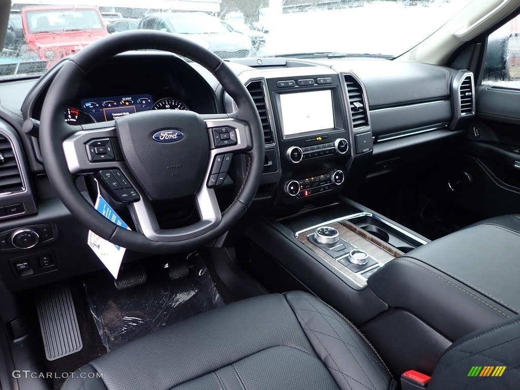 Ebony Interior 2020 Ford Expedition Platinum Max 4x4 Photo #137140829