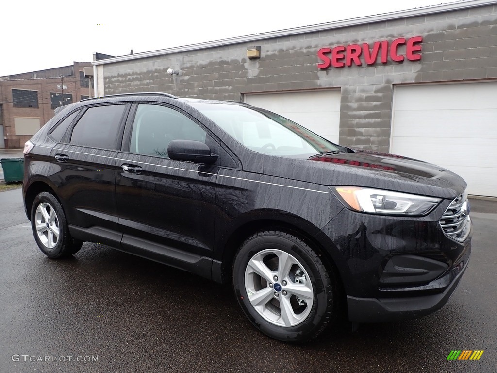 Agate Black 2020 Ford Edge SE AWD Exterior Photo #137141153