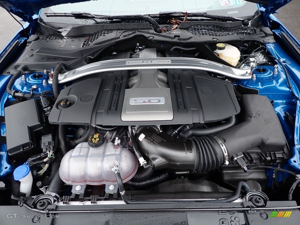 2020 Ford Mustang GT Premium Fastback 5.0 Liter DOHC 32-Valve Ti-VCT V8 Engine Photo #137141339