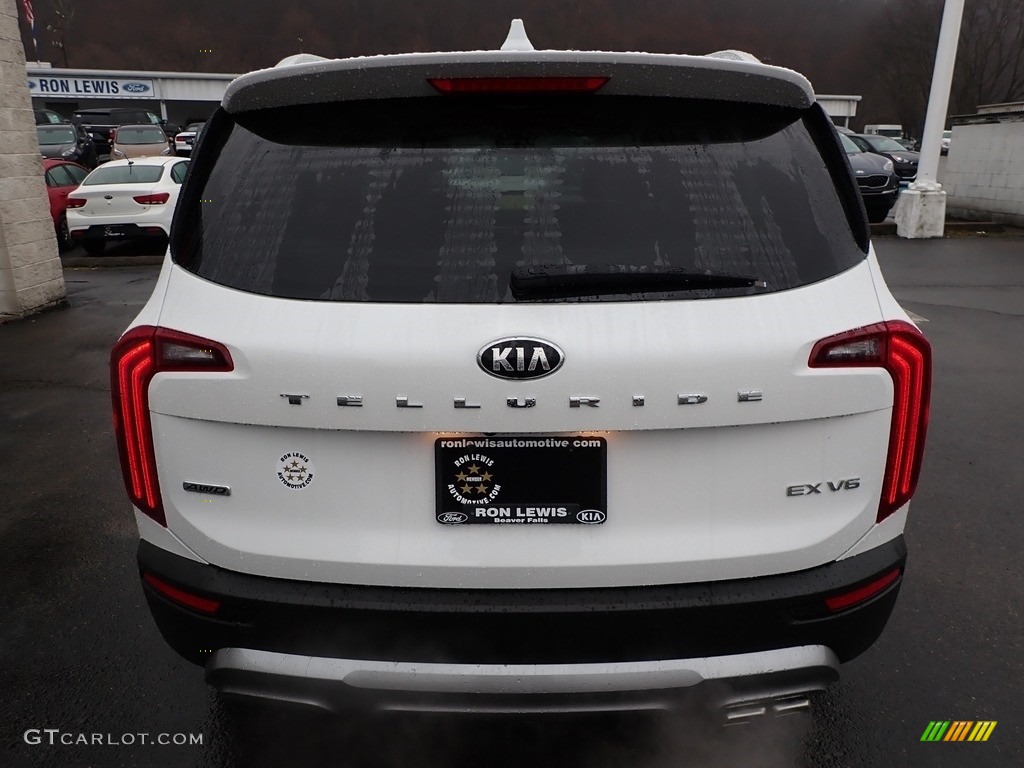 2020 Telluride EX AWD - Snow White Pearl / Black photo #3