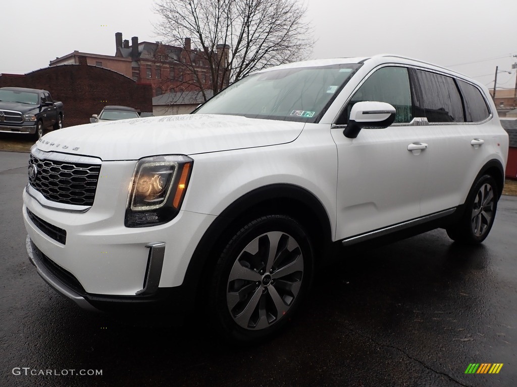 2020 Telluride EX AWD - Snow White Pearl / Black photo #7