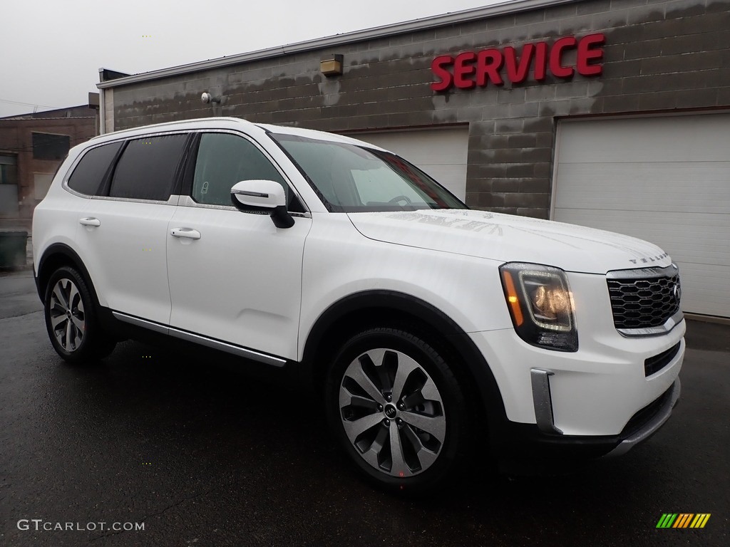 2020 Telluride EX AWD - Snow White Pearl / Black photo #9