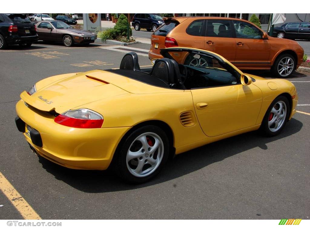 2003 Boxster S - Speed Yellow / Black photo #12