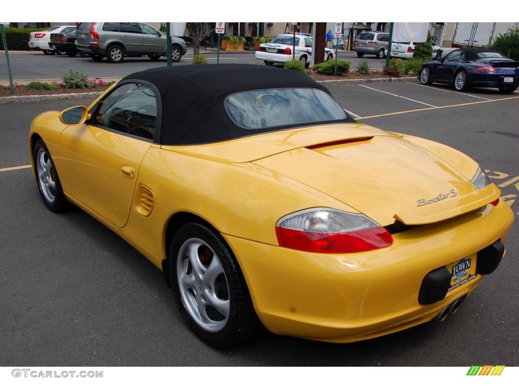 2003 Boxster S - Speed Yellow / Black photo #27