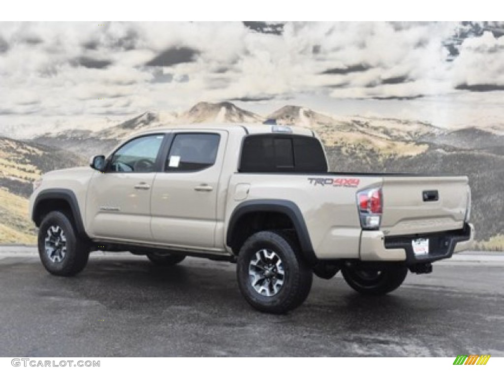 2020 Tacoma TRD Off Road Double Cab 4x4 - Quicksand / TRD Cement/Black photo #3