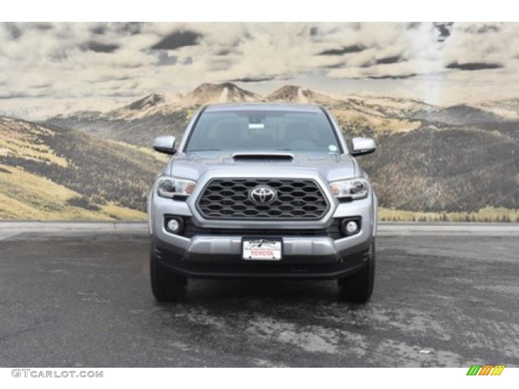 2020 Tacoma TRD Sport Double Cab 4x4 - Silver Sky Metallic / TRD Cement/Black photo #2