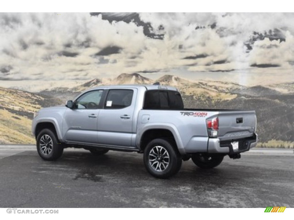 2020 Tacoma TRD Sport Double Cab 4x4 - Silver Sky Metallic / TRD Cement/Black photo #3