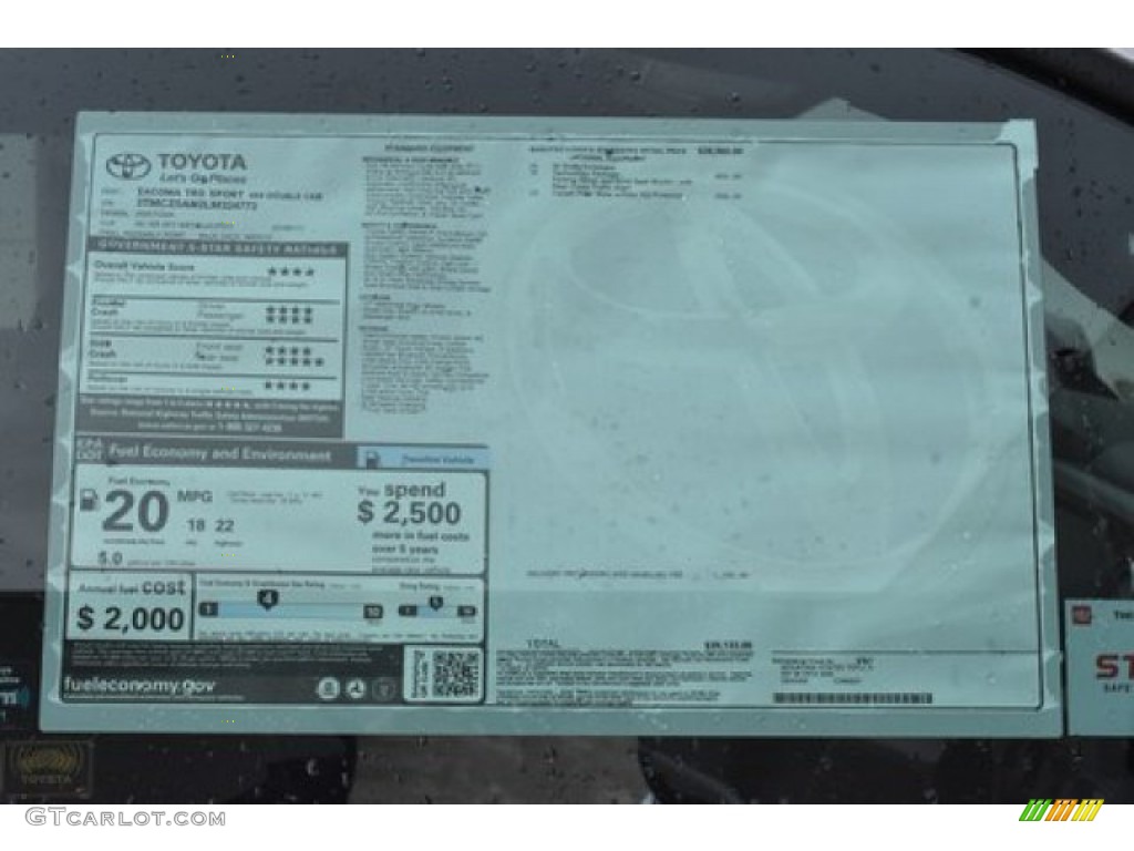 2020 Tacoma TRD Sport Double Cab 4x4 - Silver Sky Metallic / TRD Cement/Black photo #10