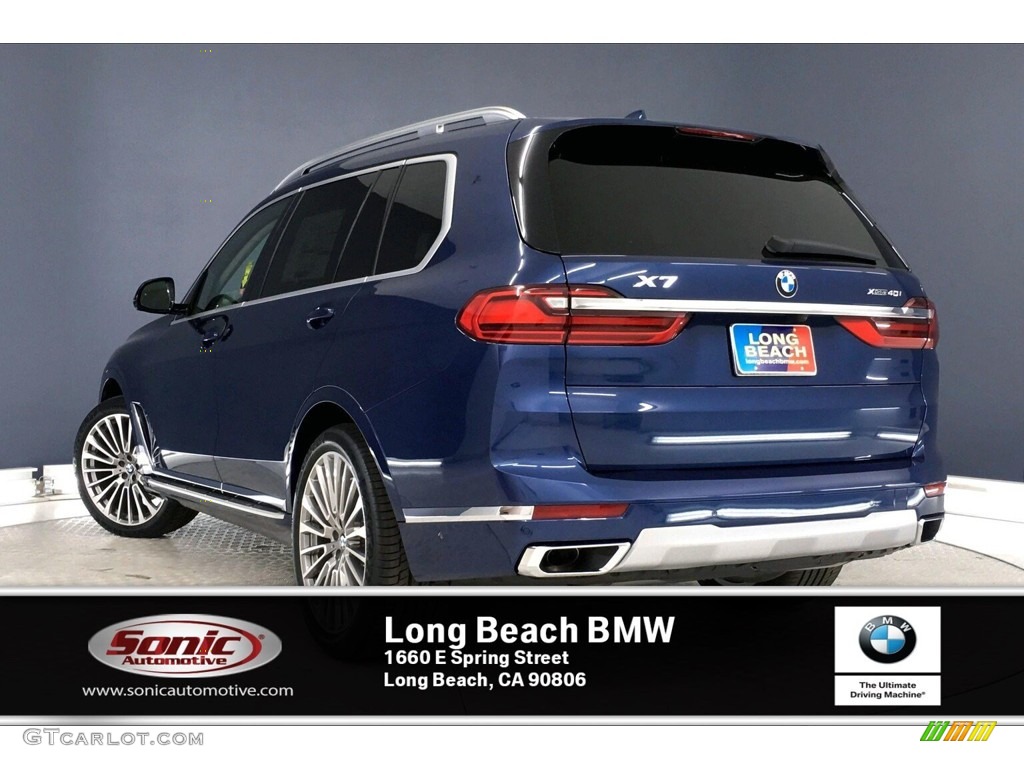 2020 X7 xDrive40i - Phytonic Blue Metallic / Black photo #2