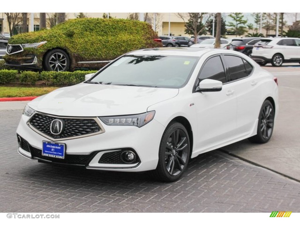 2020 TLX Sedan - Platinum White Pearl / Ebony photo #4