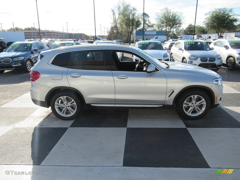 2020 X3 xDrive30i - Glacier Silver Metallic / Black photo #3