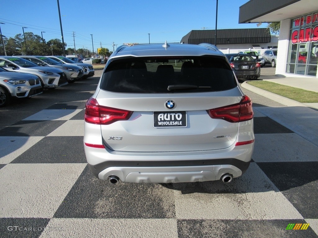 2020 X3 xDrive30i - Glacier Silver Metallic / Black photo #4
