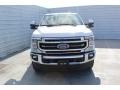 Oxford White - F250 Super Duty Lariat Crew Cab 4x4 Photo No. 3