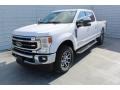 Oxford White - F250 Super Duty Lariat Crew Cab 4x4 Photo No. 4