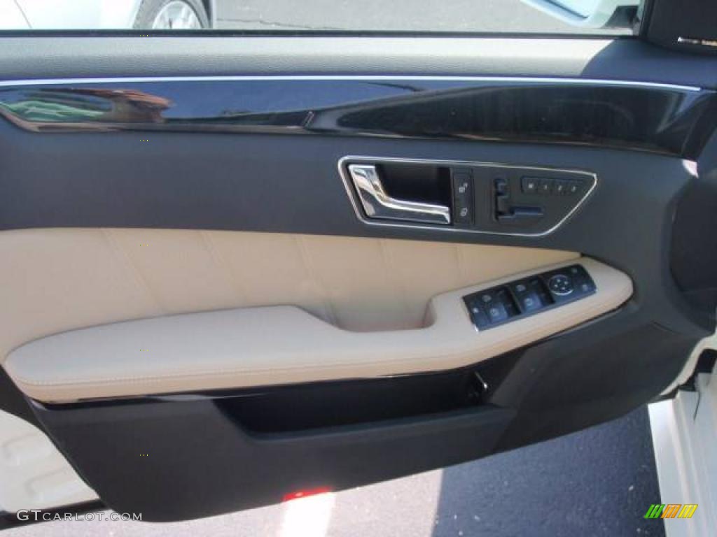 2010 E 350 Sedan - Arctic White / Almond Beige photo #11