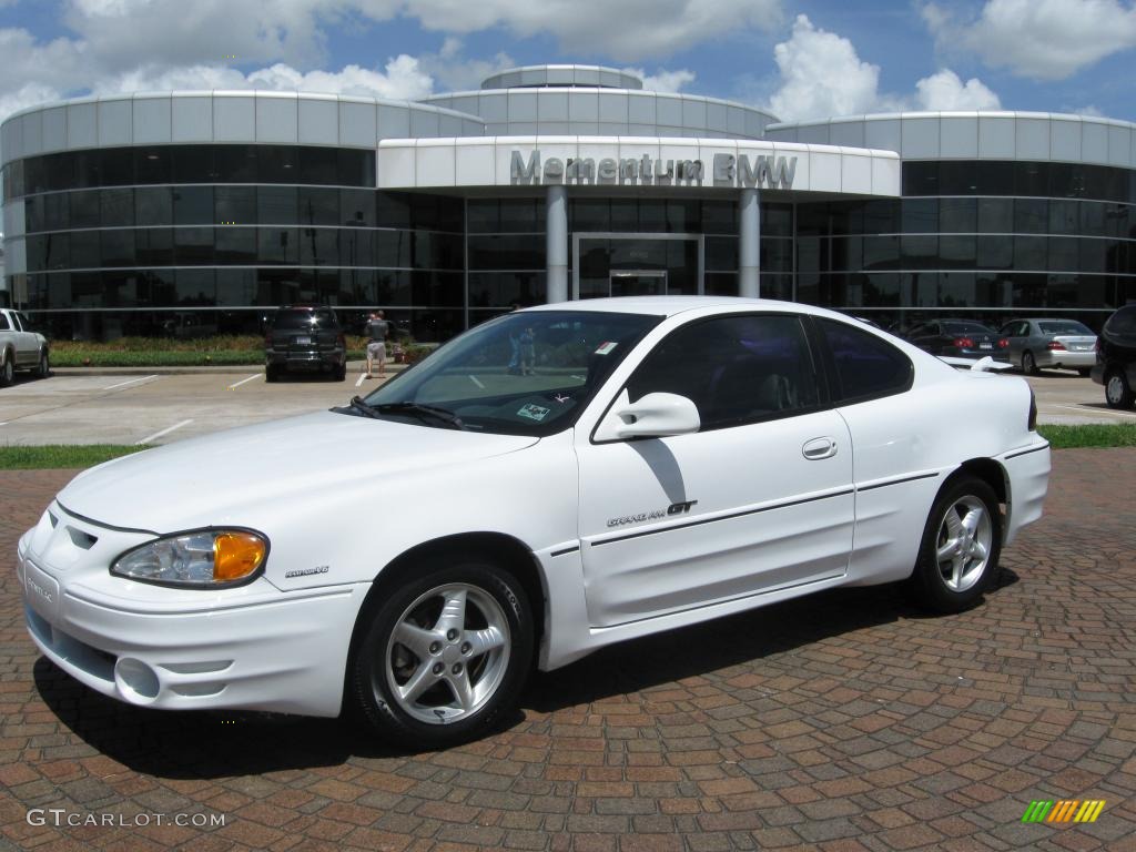 2000 Grand Am GT Coupe - Arctic White / Dark Pewter photo #1