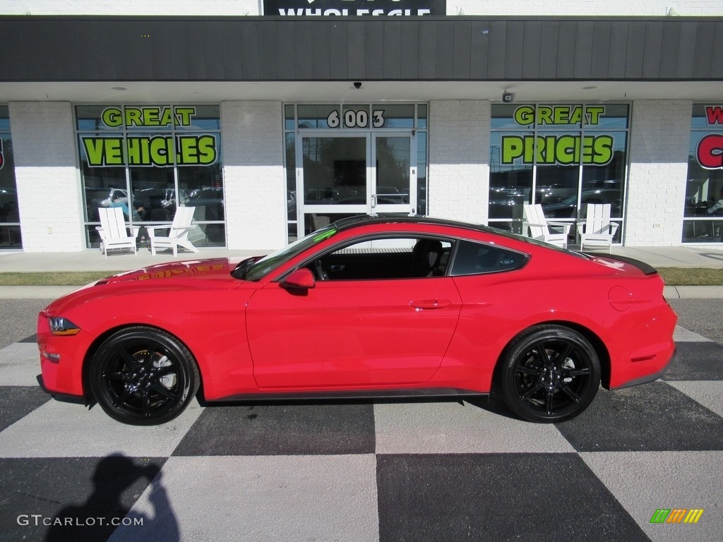 2018 Mustang EcoBoost Fastback - Race Red / Ebony photo #1