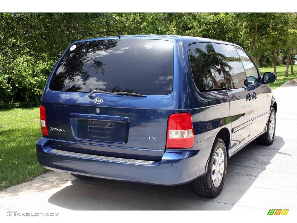 2004 Sedona LX - Imperial Blue / Gray photo #11