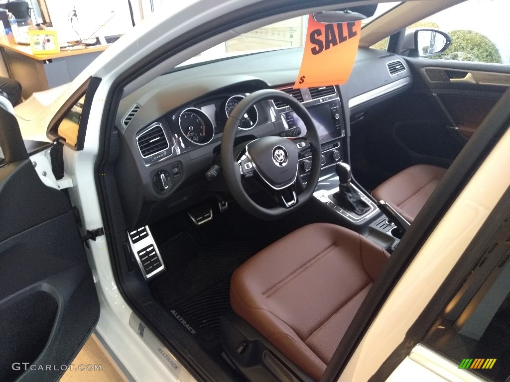 Marrakesh Brown Interior 2019 Volkswagen Golf Alltrack SE 4Motion Photo #137162299